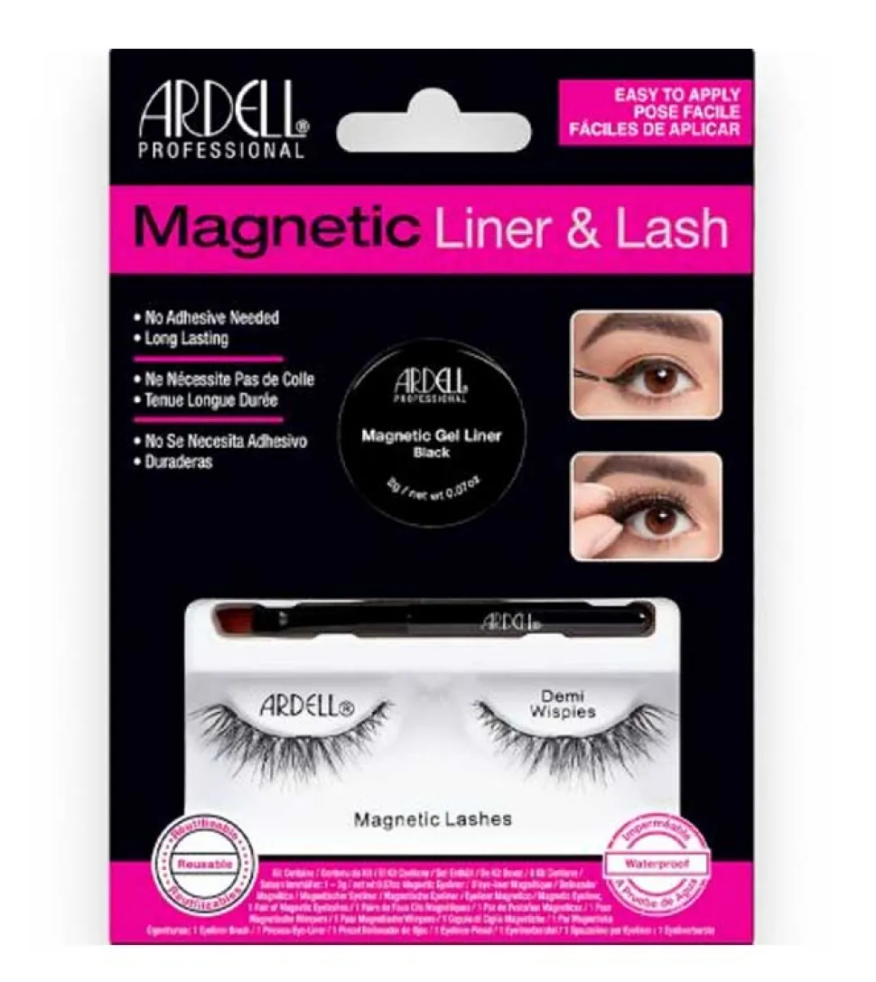 Kit pestañas postizas y delineador Magnetic Liner & Lash - Demi Wispies