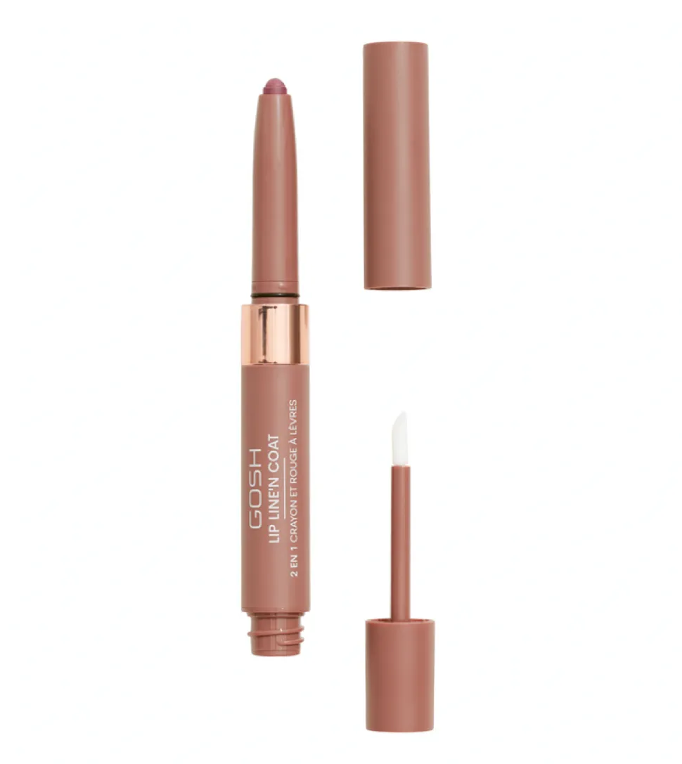Labial 2 en 1 Lip Line'n Coat - 002: Burnt Cinnamon