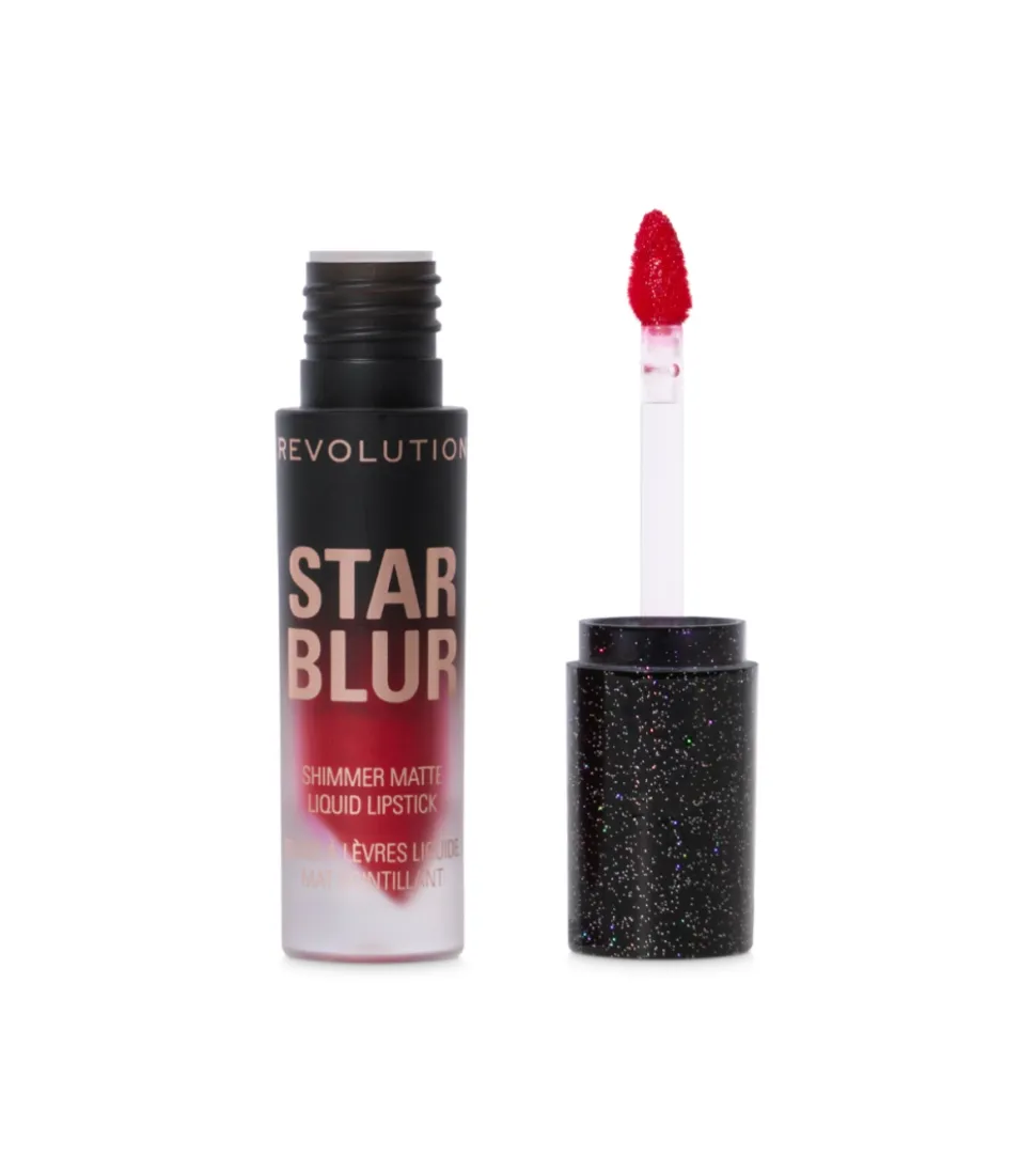 Labial líquido mate con shimmer Star Blur - Scarlet Ruby