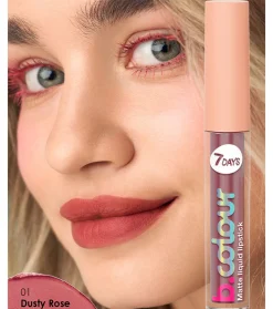 Labial líquido mate - 01: Dusty Rose