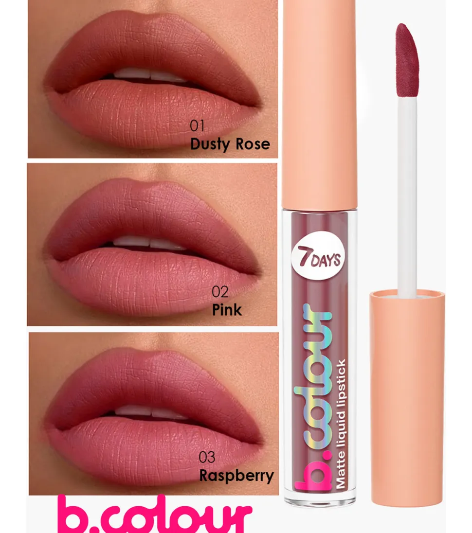 Labial líquido mate - 01: Dusty Rose