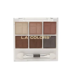 L.A Colors - Paleta de sombras de ojos 6 Color - CES461: Earthy