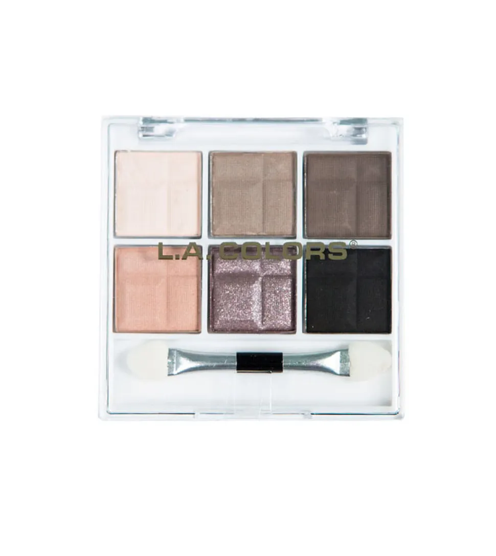 L.A Colors - Paleta de sombras de ojos 6 Color - CES464: In The Nude