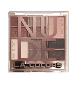 L.A Colors - Paleta de sombras de ojos Color Block - CES135 Nude