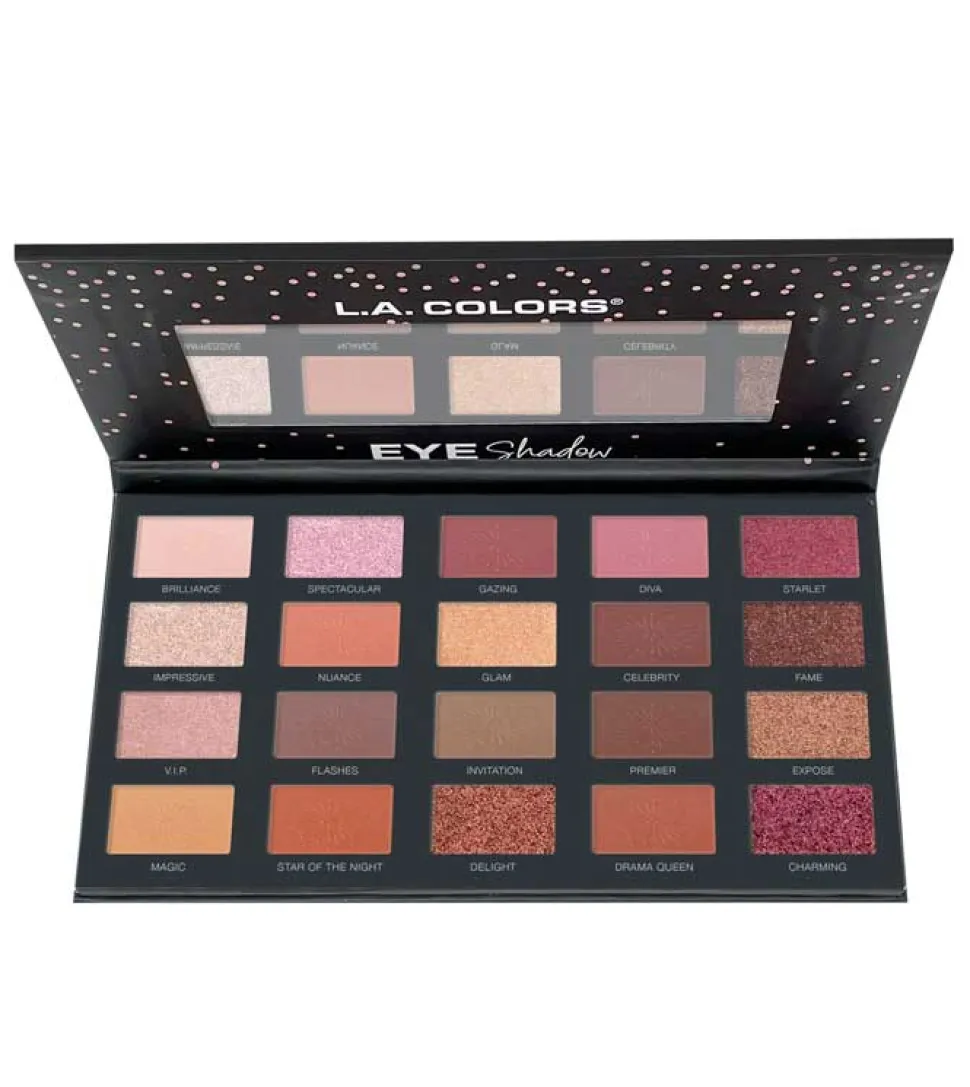 L.A Colors - Paleta de sombras de ojos EYEShadow