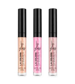 L.A Colors - Set de 3 brillos de labios Glowin' Glossies