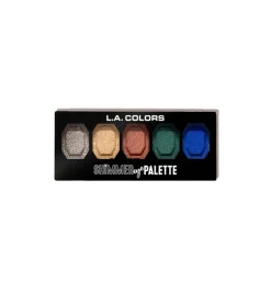 L.A Colors - *Shimmer eye* - Paleta de sombras de ojos: Be bright