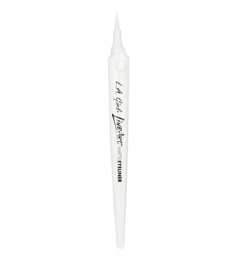 L.A Girl - Delineador Line Art Matte - GLE715: Pure White