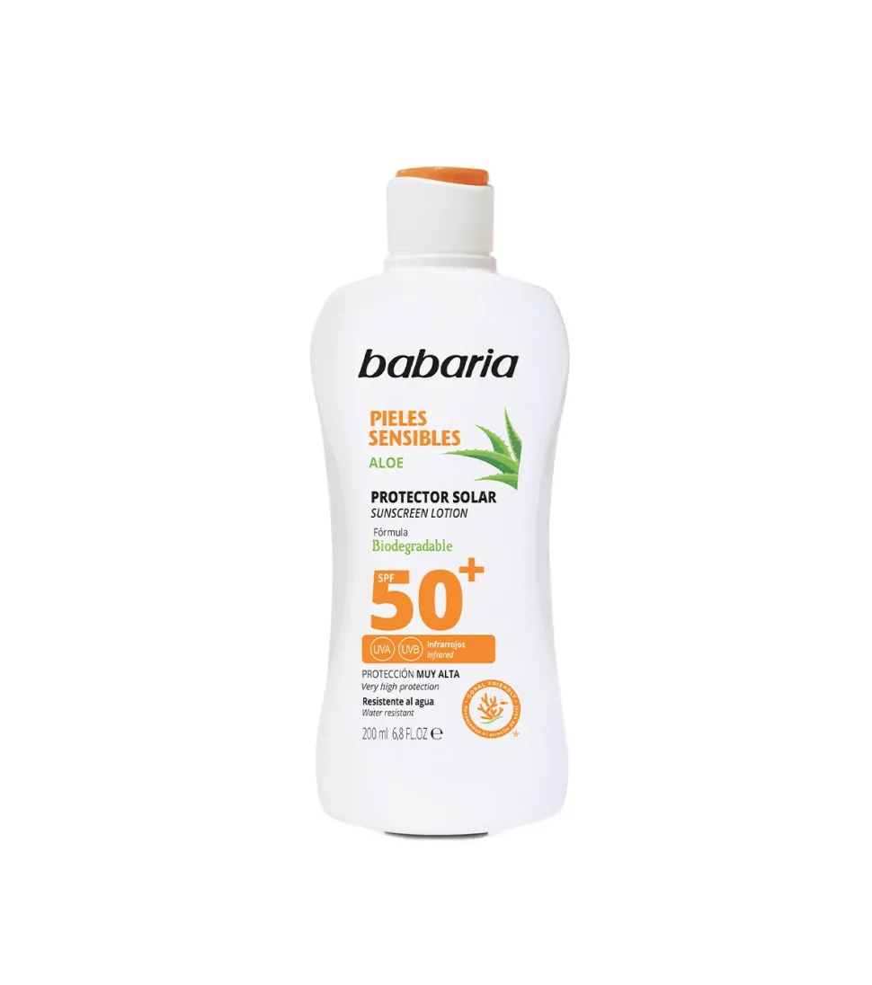 Leche de protección solar SPF50 200ml - Pieles sensibles