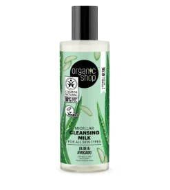 Leche limpiadora micelar para todo tipo de pieles - Aloe y Aguacate