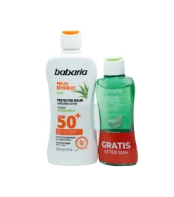 Leche protectora solar para pieles sensibles SPF50 + After Sun