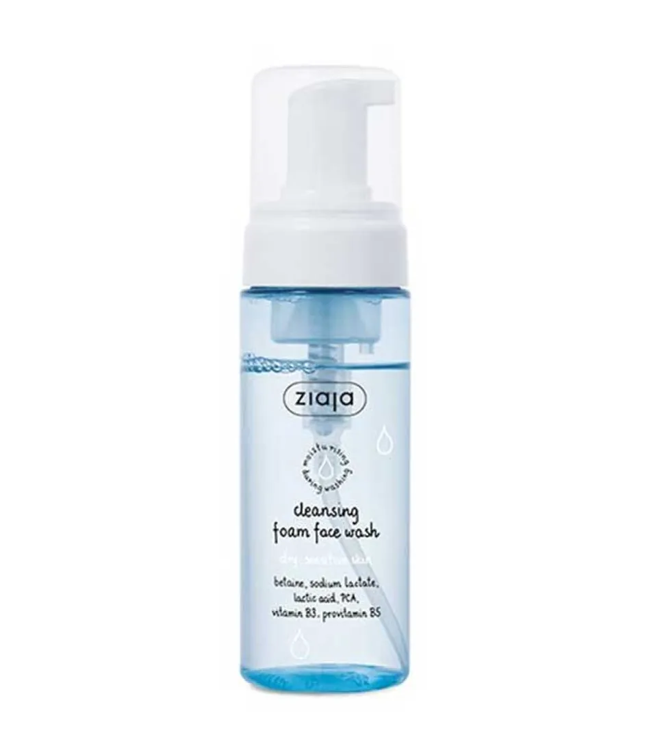 Limpiador facial en espuma - Pieles secas y sensibles