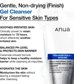 Limpiador facial espumoso con Ácido Hialurónico 8 Moisturizing Acid Hydrating Gentle
