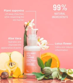 Limpiador facial Rose Quartz 100ml
