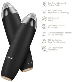 Limpiador MicroDermabrasion Blackhead Remover 7 in 1 - Black