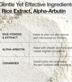 Limpiador Rice Enzyme Brightening Cleansing Powder