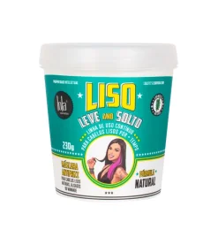 *Liso, Leve and Solto* - Mascarilla antifrizz para cabello liso natural o alisado