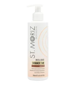 Loción autobronceadora instantánea con shimmer - Medio