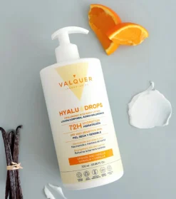 Loción corporal hidratante 72h Hyaludrops - Naranja y Vainilla