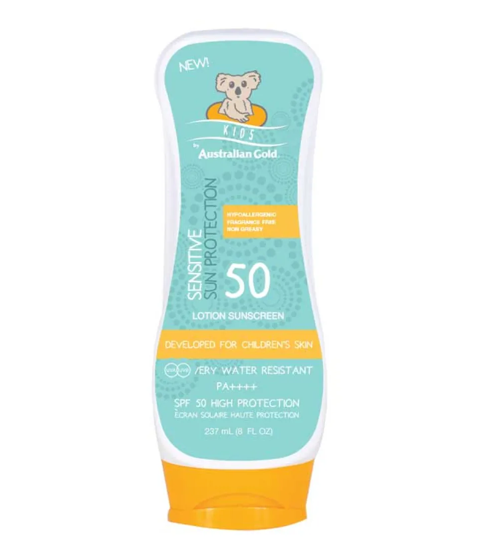 Loción de protección solar SPF50 Kids Sensitive