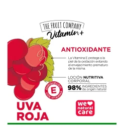 Loción nutritiva corporal Vitamin+ - Uva roja