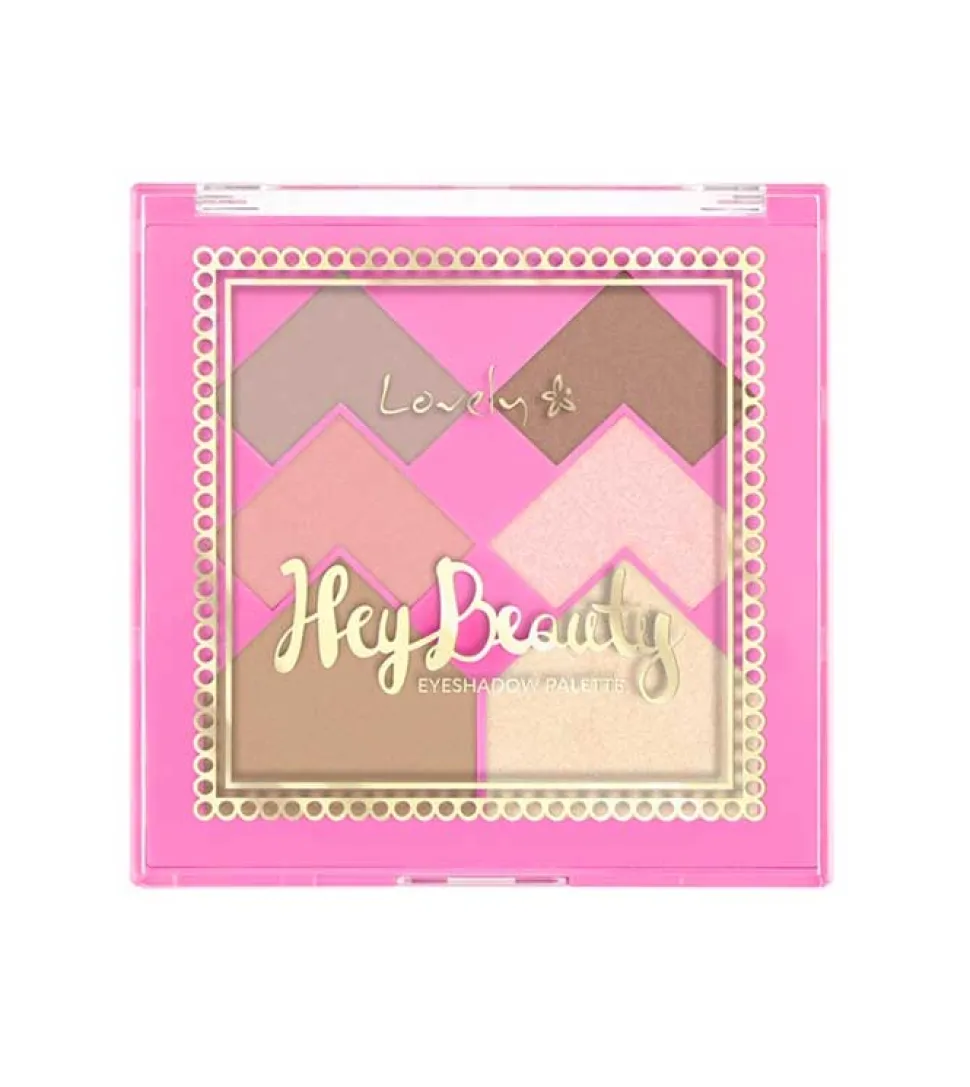 Lovely - Paleta de sombras y rostro Hey Beauty