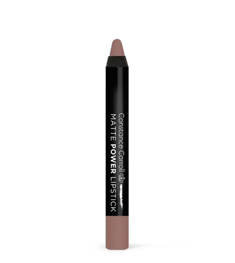 Lápiz de labios Matte Power Lipstick - 09: Brown Nude