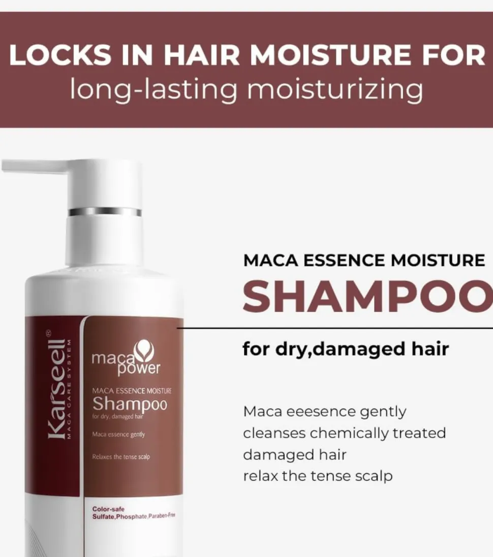 *Maca Power* - Champú para cabello dañado
