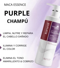 *Maca Power* - Champú violeta neutralizador Blonde