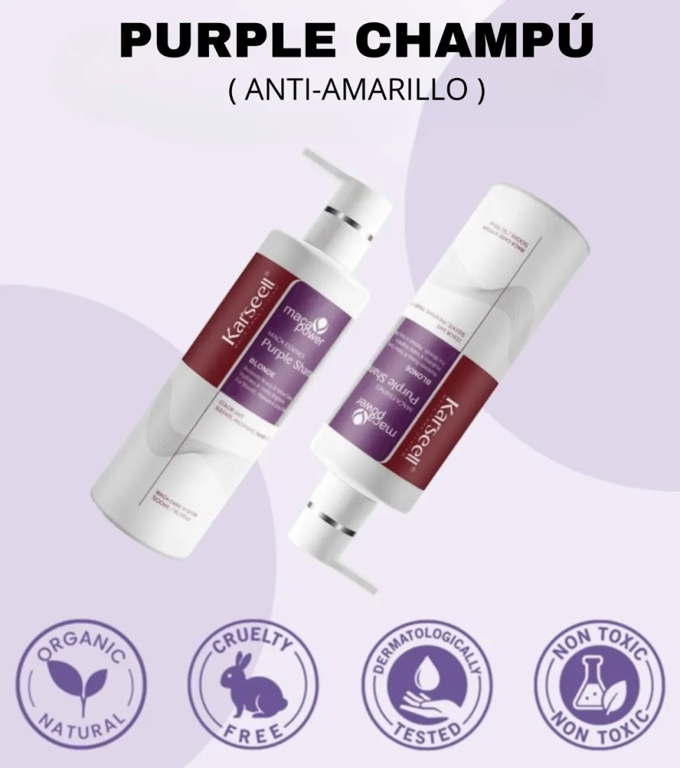 *Maca Power* - Champú violeta neutralizador Blonde