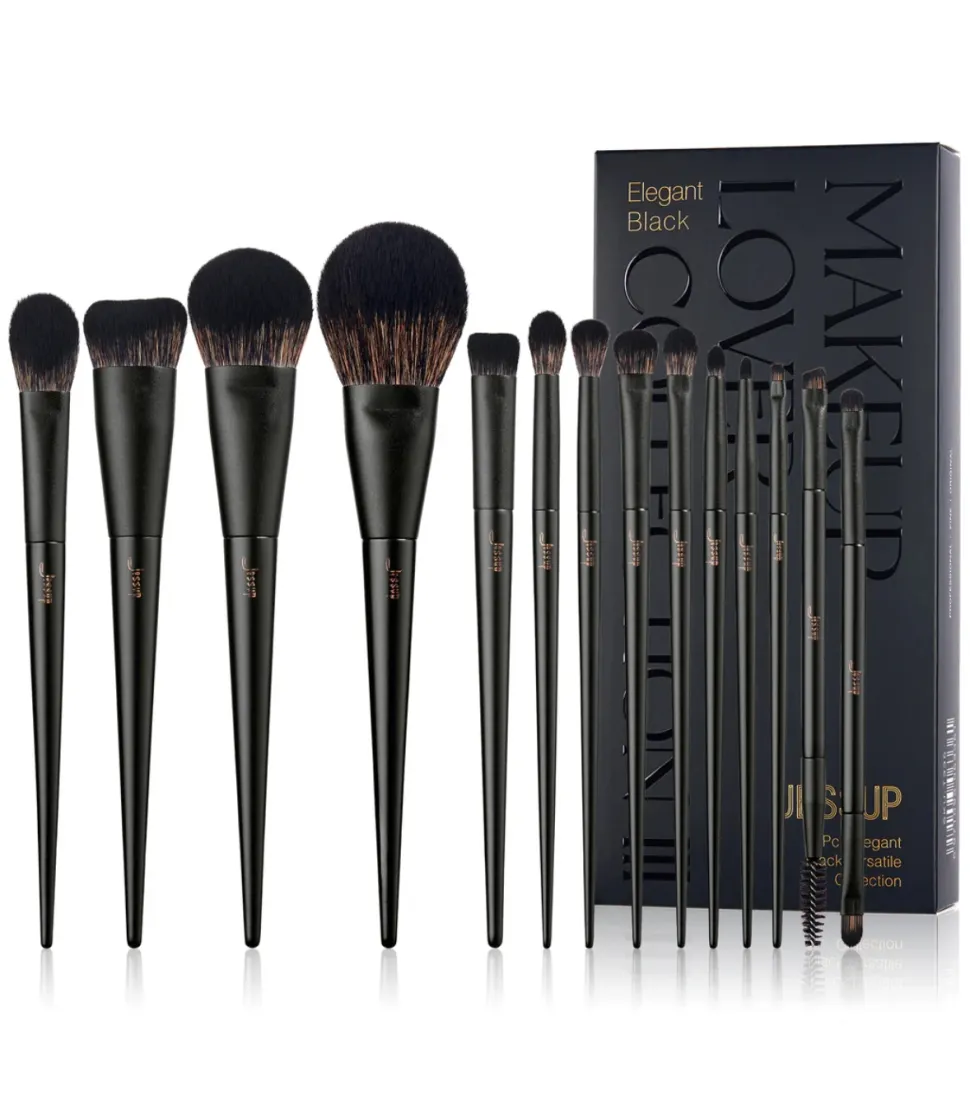 *Makeup Lover Collection III* - Set de 14 brochas - Elegant Black