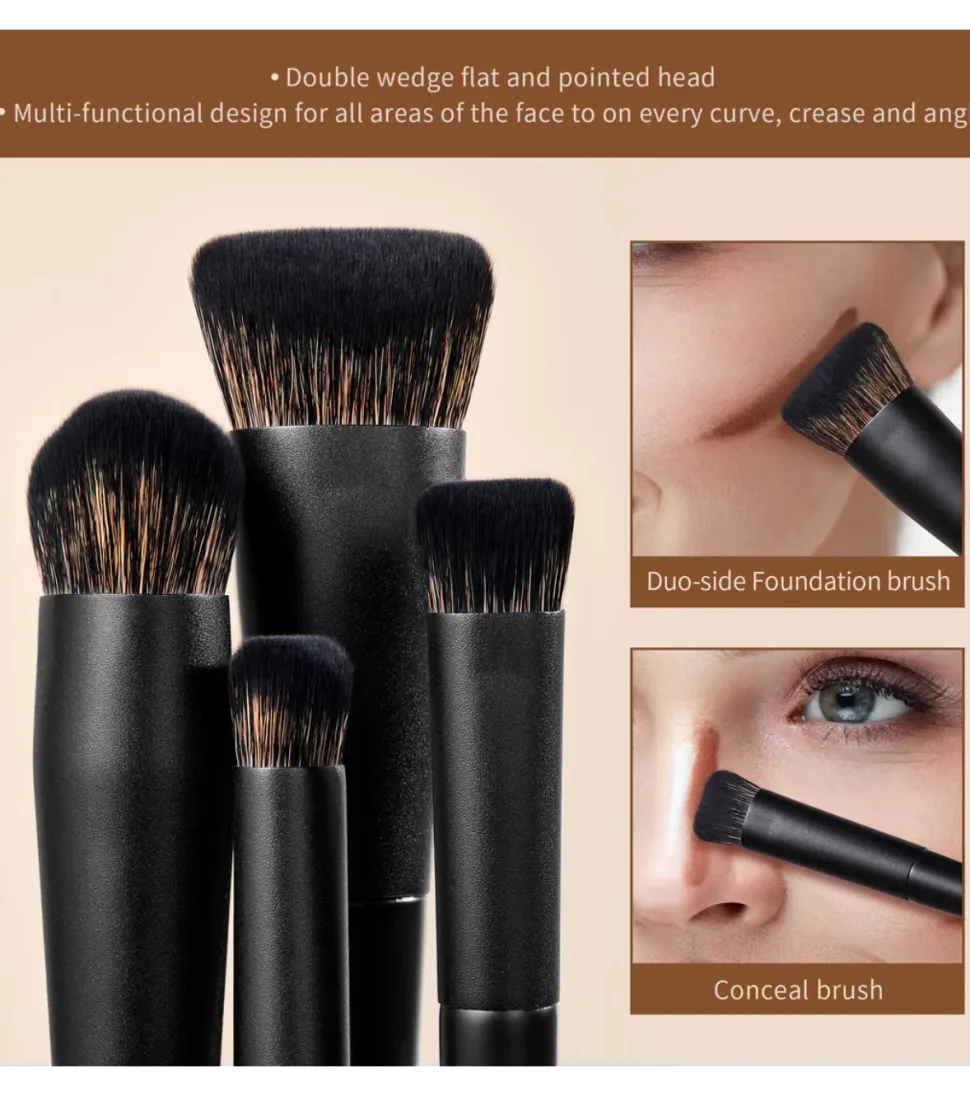 *Makeup Lover Collection III* - Set de 14 brochas - Elegant Black