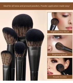 *Makeup Lover Collection III* - Set de 14 brochas - Elegant Black