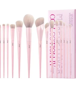 *Makeup Lover Collection IV* - Set de 14 brochas - Crystal Pink