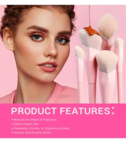 *Makeup Lover Collection IV* - Set de 14 brochas - Crystal Pink