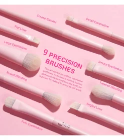 *Makeup Lover Collection IV* - Set de 14 brochas - Crystal Pink