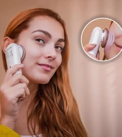 Masajeador facial eléctrico de fototerapia Bamba FaceCare Lightsonic