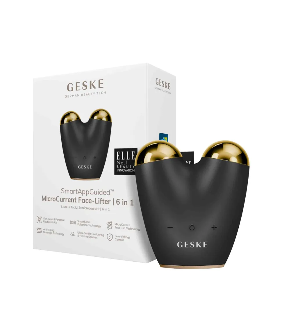 Masajeador Microcurrent Face-Lifter 6 In 1 - Black Gold