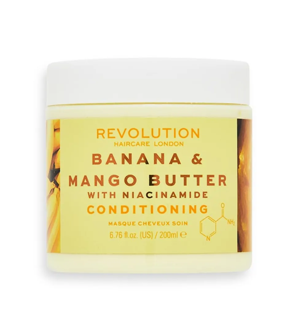 Mascarilla acondicionadora con plátano y manteca de mango