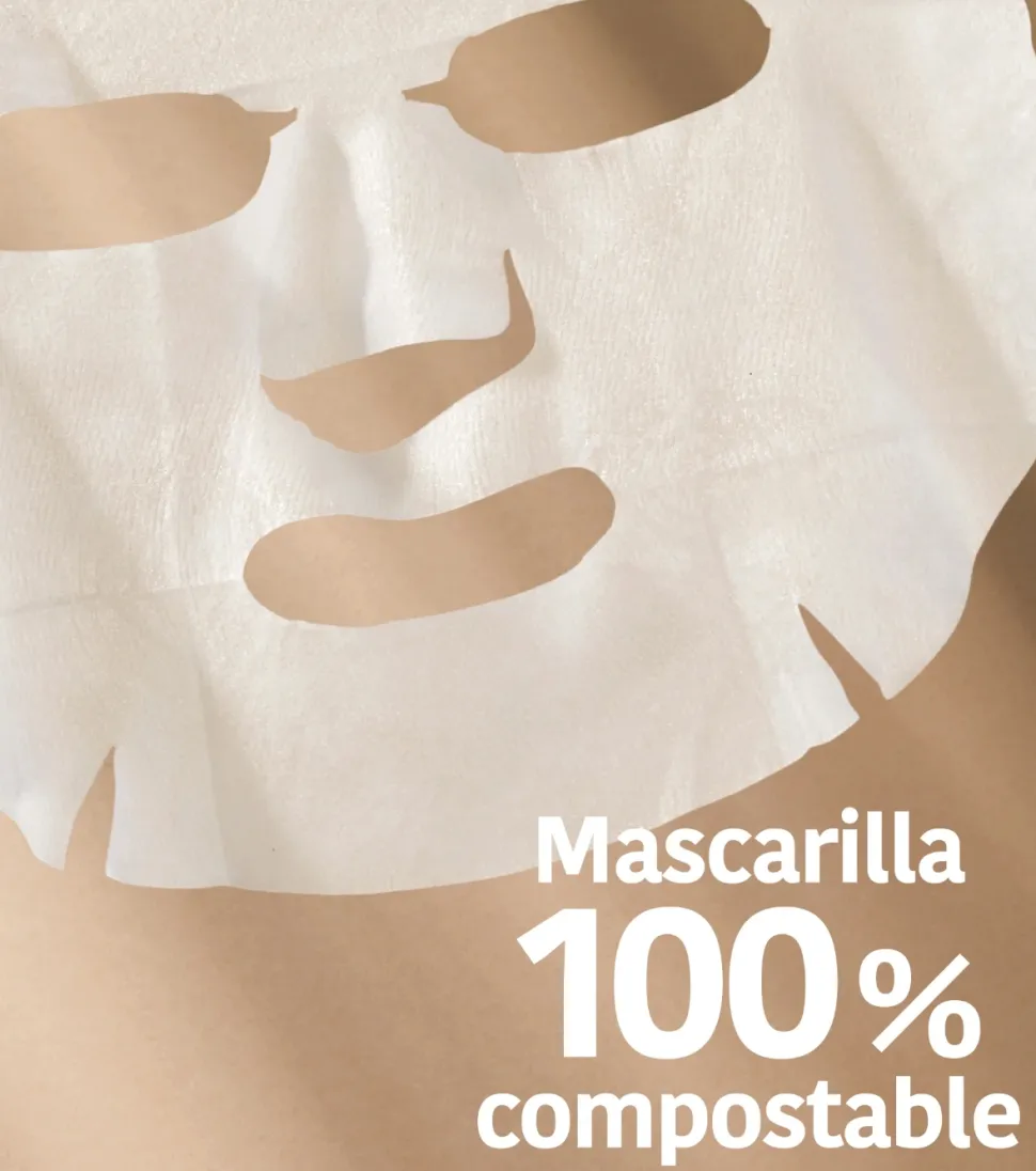 Mascarilla Antiarrugas y Antiedad para Cara y Cuello - Colágeno + Ácido Hialurónico