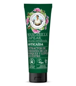 Mascarilla capilar anticaída - Extractos de bardana de los bosques y lúpulo silvestre