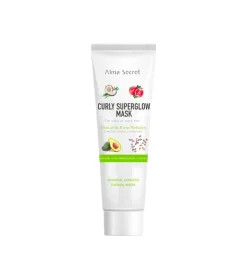 Mascarilla capilar Curly Superglow para cabellos rizados - Mini talla: 30ml