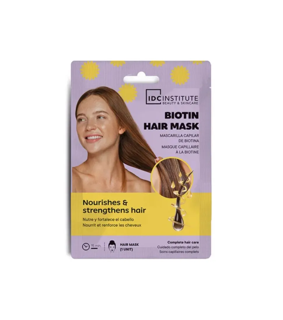 Mascarilla capilar nutritiva y fortalecedora - Biotina