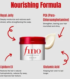 Mascarilla capilar reparador Fino Premium Touch