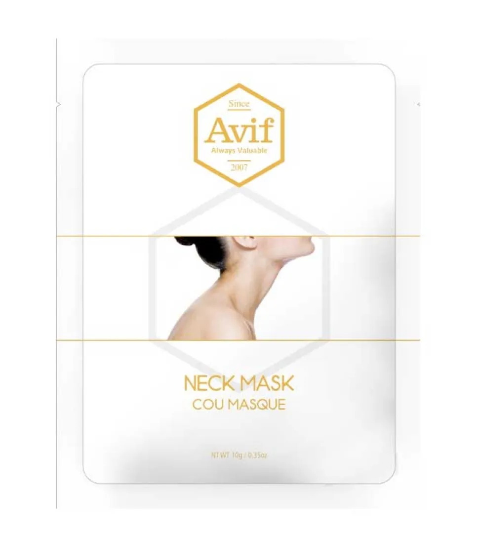 Mascarilla de bio-celulosa hidratante para cuello