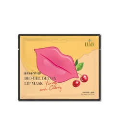 Mascarilla de Bio-Gel detox para labios - Miel y cereza