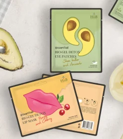 Mascarilla de Bio-Gel detox para labios - Miel y cereza