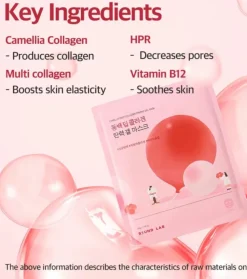 Mascarilla de colágeno Camellia Deep Collagen