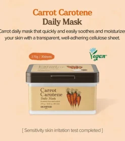 Mascarilla diaria Carrot Carotene - 30 uds