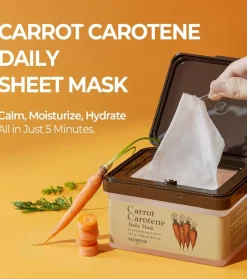 Mascarilla diaria Carrot Carotene - 30 uds
